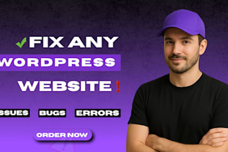 fix any woocommerce error or wordpress bug