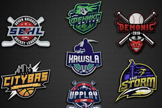 create attractive football or soccer badge crest logo