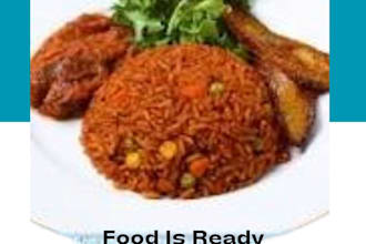 prepare jellofrice and beans with chicken