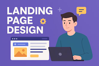 write smart landing page copy and layout for your project