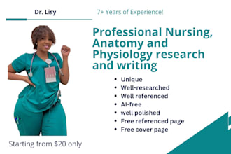 do research in nursing, anatomy and physiology topics