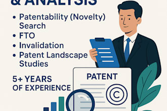 conduct detailed patentability, fto, and invalidation