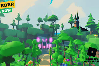 build a custom small roblox map or building