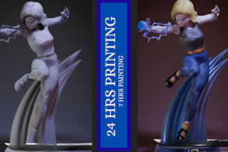 custom 3d print and paint miniatures 3d toys print  and paint figure