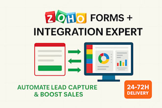 set up zoho forms and zoho CRM integration boost sales funnel