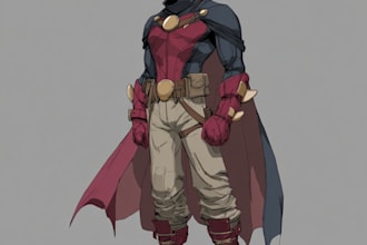 design original superhero character