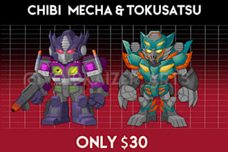 draw chibi transformers, kamen rider, gundam, super sentai