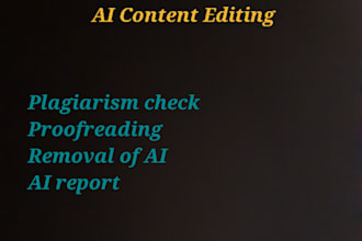 review and edit ai content