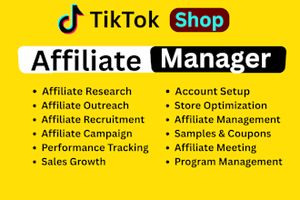 set up your tiktok shop and manage your affiliate products