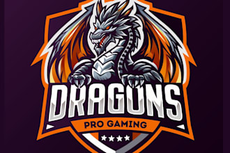 design professional dragon logo for your company