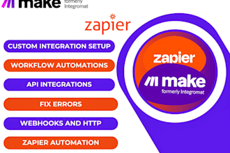 make com automation made com makecom scenario zapier zap webhook n8n api expert