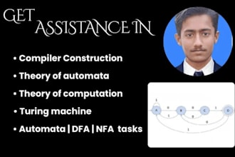 help you in projects of finite automata theory regular expression turing machine