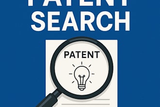 do detailed patent search and trademark check