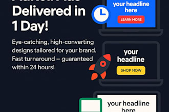 design professional google and adroll ads for marketing and remarketing campaign