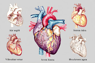 draw exercise, medical and anatomy illustrations
