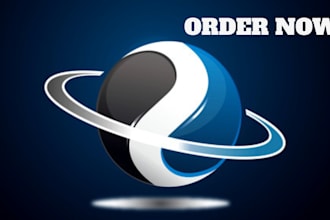design fast luxury custom logo with a free mockup