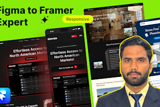 design or developement framer website figma to framer expert animation