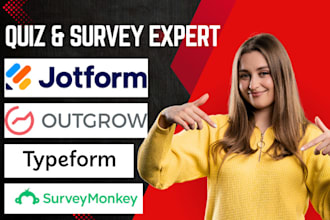 create typeform jotform outgrow fillout surveymonkey quiz design survey creation