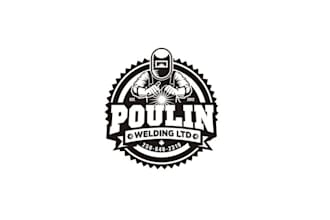 make outstanding industrial mobile logo with welding company