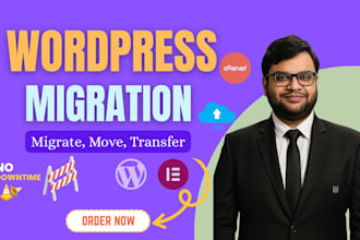 migrate or redesign your wordpress site securely and fast