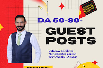 provide guest post , niche relevant  high quality backlinks