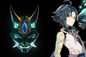 design custom 3d print cosplay props, weapons, and stl flie for anime and gaming