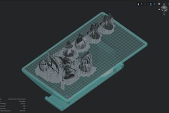 prepare 3d models for resin and fdm printing