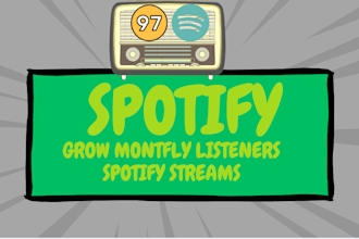 grow spotify monthly listeners, get real streams