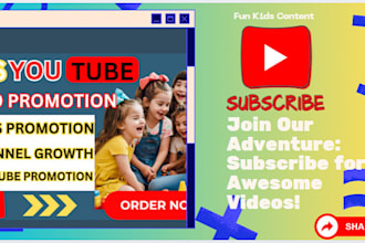 promote kids youtube video in playlists, kids channel marketing