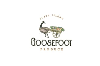 design wonderful unique produce farm logo