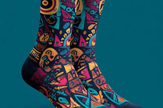 do sock knitting machine design an redraw it in bmp