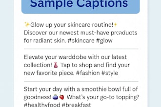 write engaging instagram captions for your brand or business