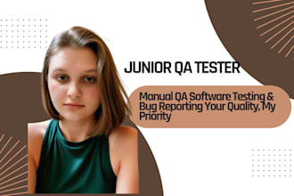 perform professional manual QA testing for your website or app