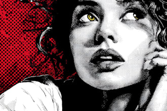 draw you as an amazing hero in pop art or comic style