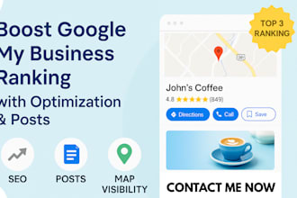 boost google my business ranking with expert optimization and regular posts