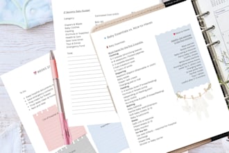 design a printable checklist or planner page in canva