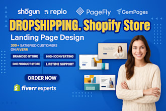 design shopify store pagefly shogan gempage replo ecommerce landing page builder
