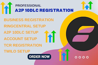handle a2p 10dlc registration, twilio setup, gohighlevel SMS, ringcentral