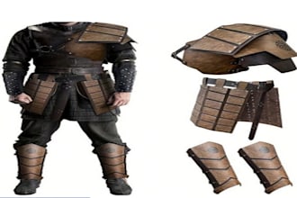 model ship high quality full wearable cosplay props set from design to delivery