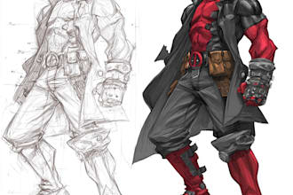 draw your very own superhero or villain in marvel style