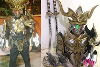 do printable 3d cosplay armor model anime halo cosplay creation 3d helmet design