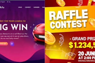 design raffle website design competition website redesign raffle, website design