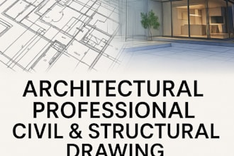 draft licensed architecture civil structure blueprint framing plan drawing