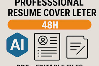 create an ai optimized recruiter approved resume and cover letter