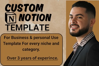 create custom notion template notion automation expert workspace second brain