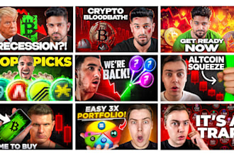 design a amazing viral crypto thumbnail in just 3 hrs