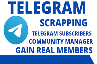 do telegram channel scraping, telegram scraper group member