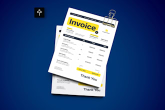 design editable invoice, letterhead and receipt template for your business