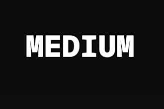 grow medium profile, medium promotion and increase your followers and engagement