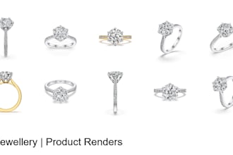 custom ring, pendant, bracelet, earring, bangles, nose ring for 3d printing
